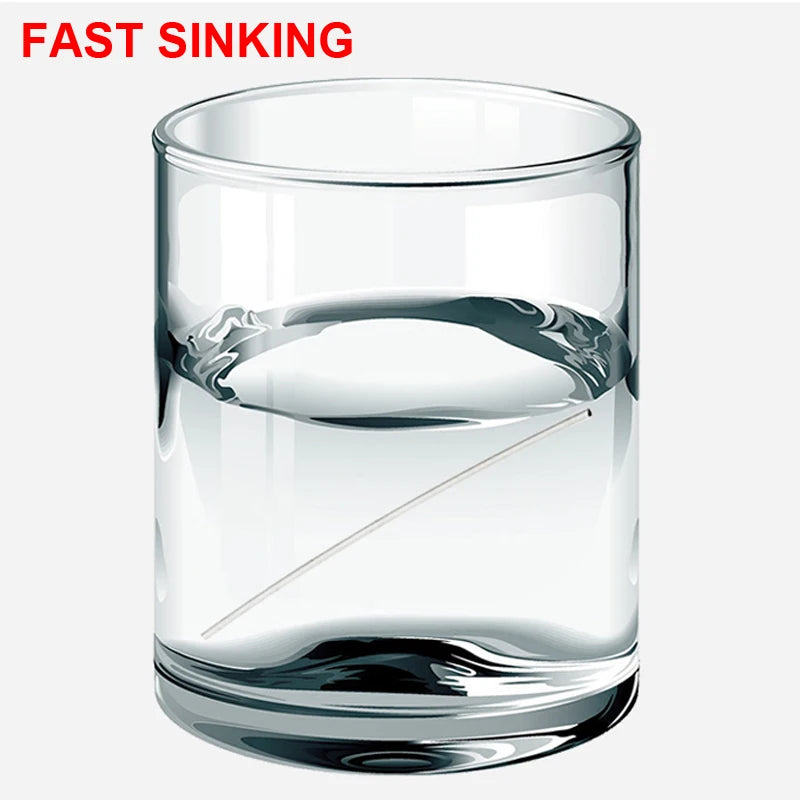 Ellllv Fluorocarbon Leader &amp; Tippet – 9FT Slow Sinking Fly Fishing Leader (16lb-22lb)