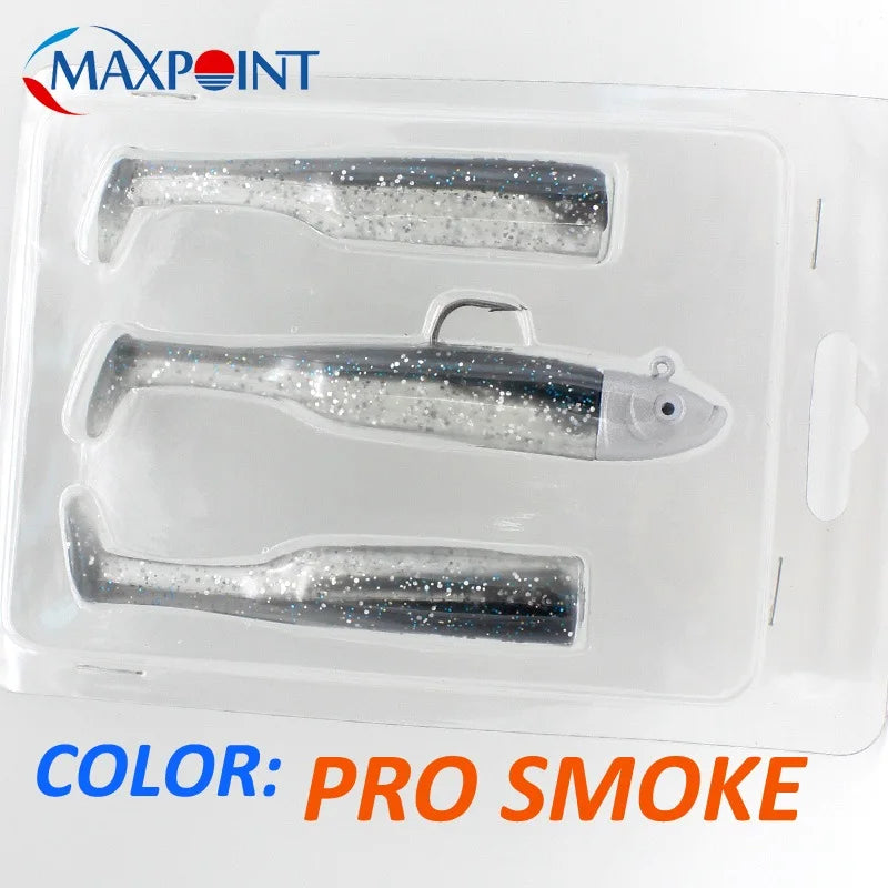 Max Point Paddle Tail Swimbait Jig Set – 11.5 cm Soft Bait Kit