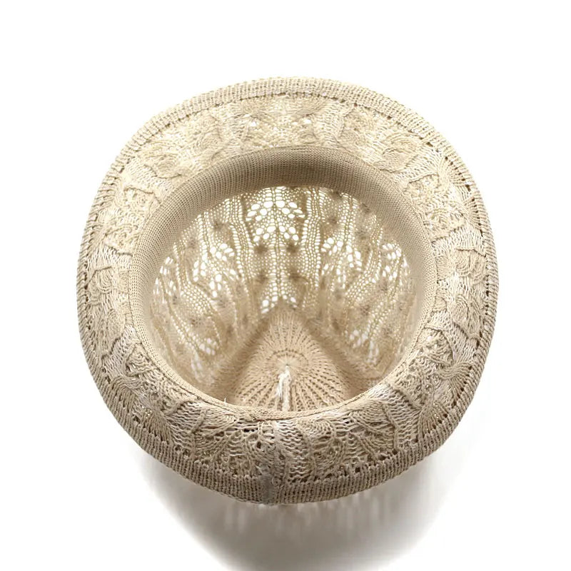 MsWuVan Women’s Knitted Fedora Hat – Short Brim Outdoor Style