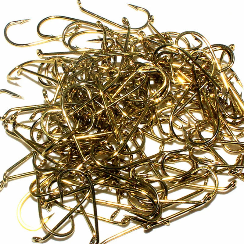 West Bass Aberdeen Fly Tying Hooks – Barbed Single Hooks (50PCS)