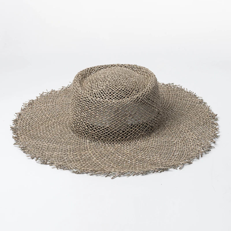 Women’s Raffia Sun Hat – Lightweight Beach Hat with Sun Protection