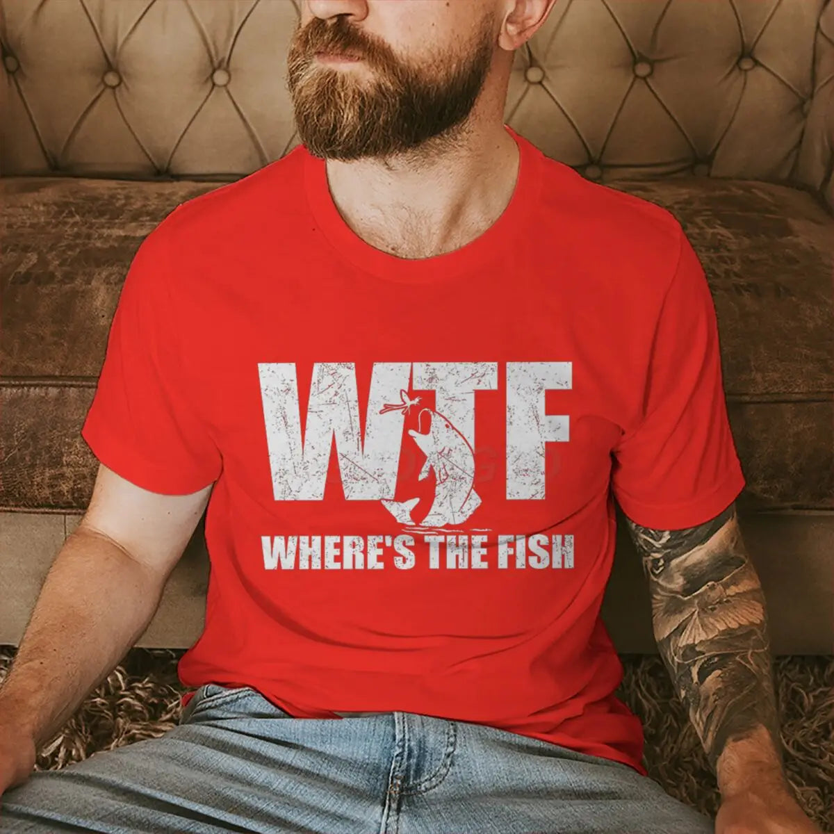 Reel Nauti American Retro Oversized T-Shirt WTF