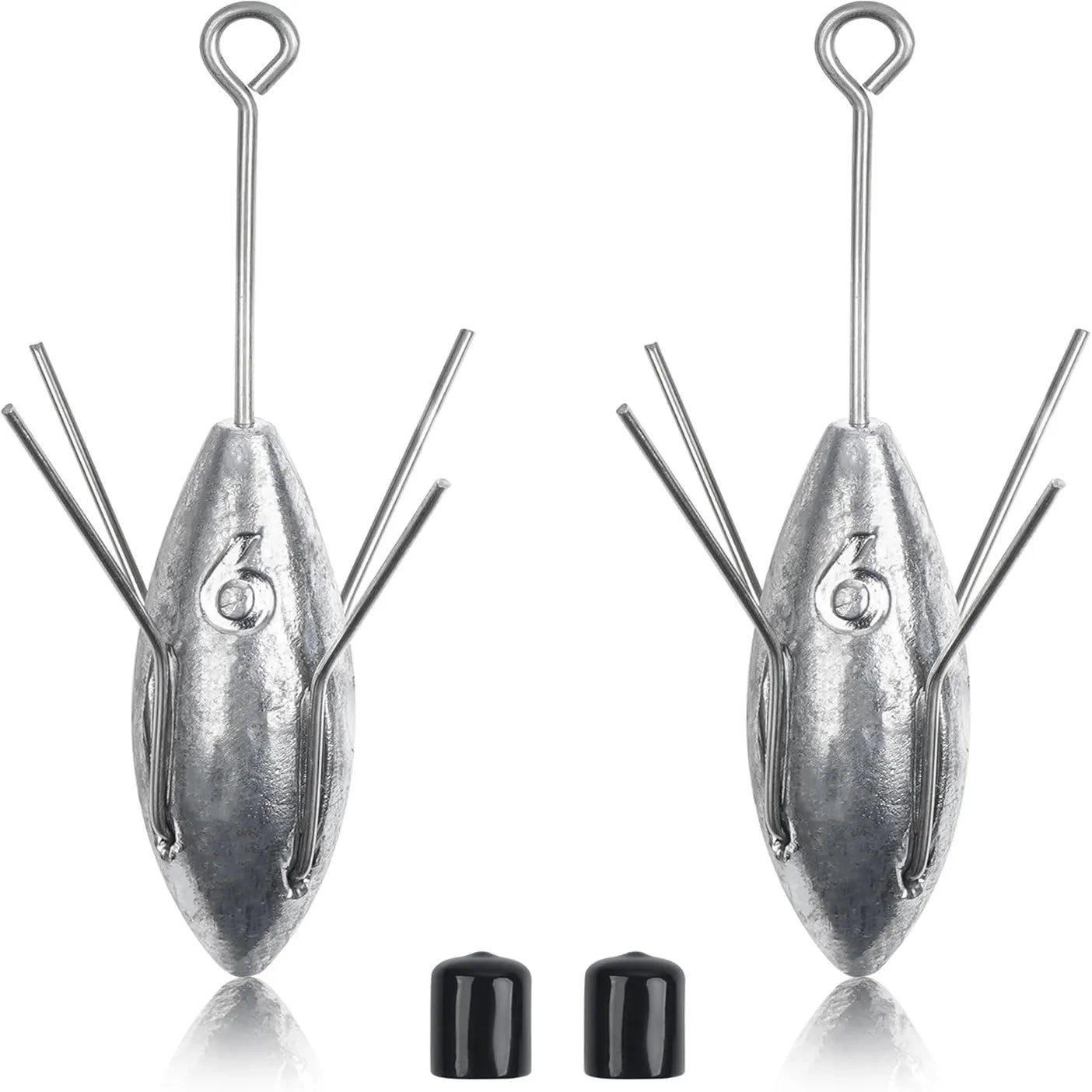Reel Nauti Sputnik Long Tail Lead Sinker Surf Fishing Weights