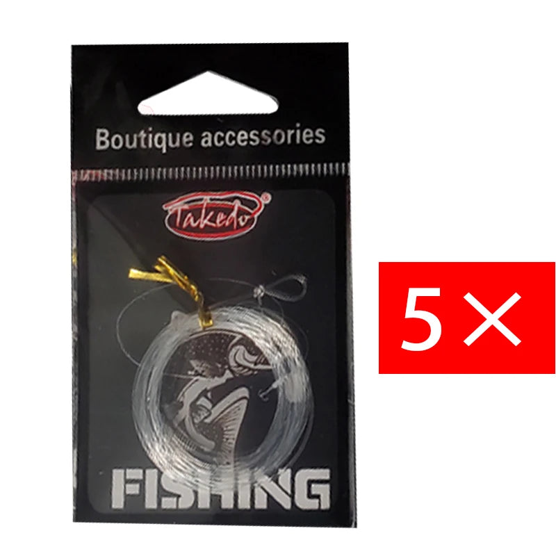 TAKEDO Tapered Fishing Leader Line – Double Taper Nylon Leader (9FT)