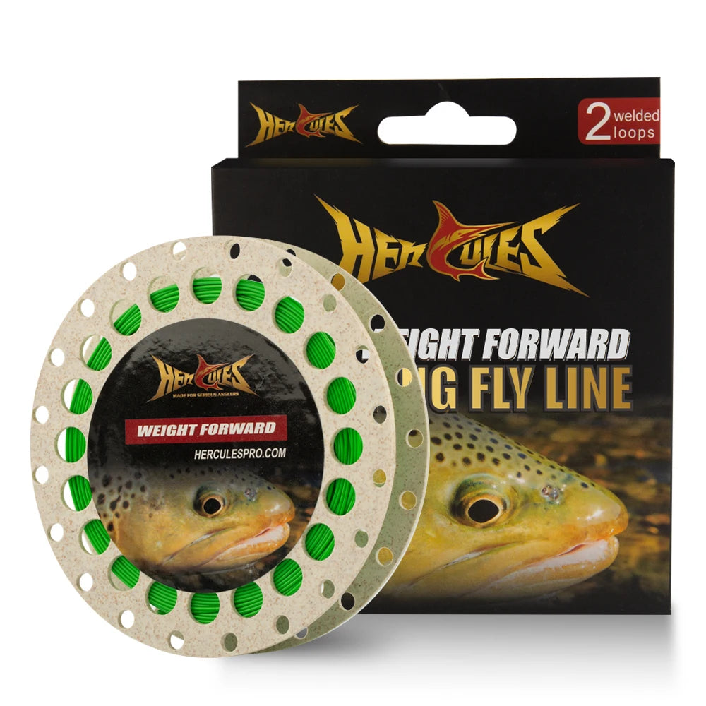 Hercules Double Taper Floating Fly Line – 100M Synthetic Fly Fishing Line