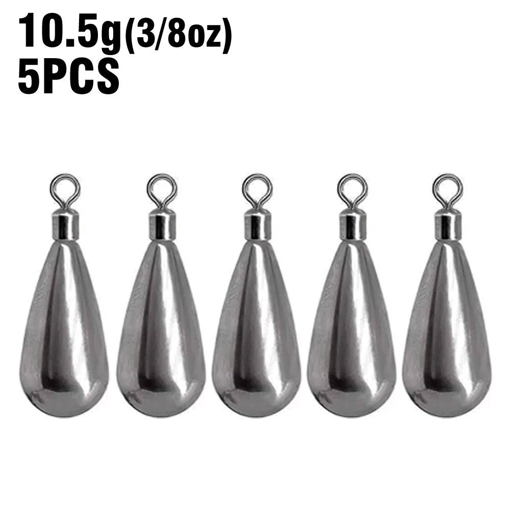 Reel Nauti Tungsten Drop Shot Fishing Sinkers – 5PCS Pack