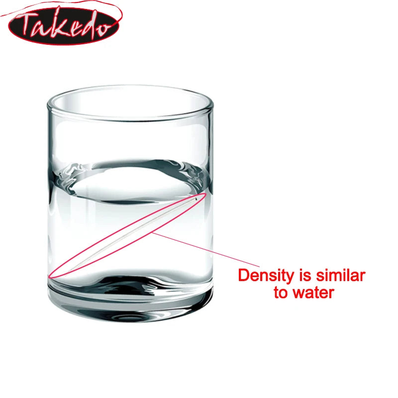 TAKEDO Tapered Fishing Leader Line – Double Taper Nylon Leader (9FT)