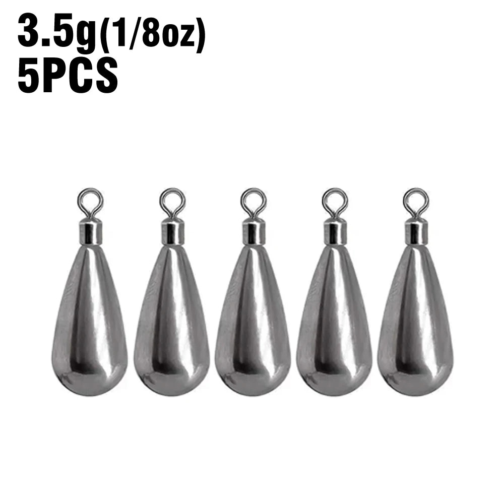 Reel Nauti Tungsten Drop Shot Fishing Sinkers – 5PCS Pack