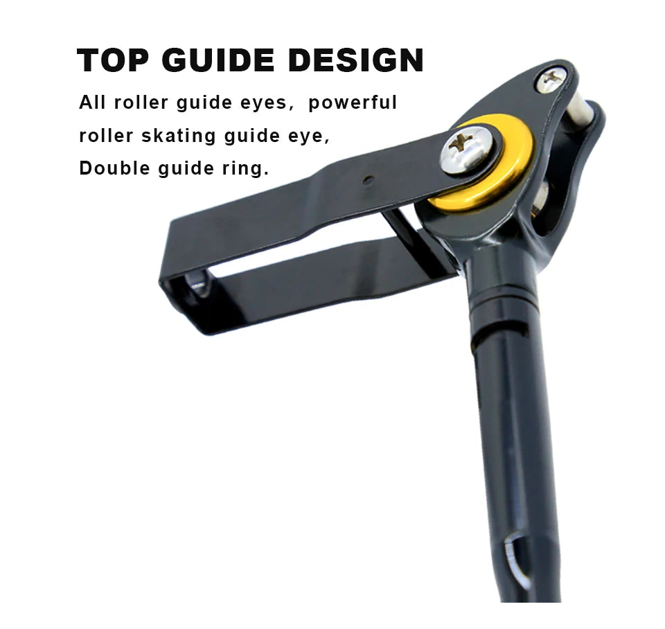 Reel Nauti 5.5ft Sea Fishing Heavy Fishing Rod Goods 3+1 Roller Guide 80LBS 100LBS 130LBS Big Game Boat Trolling Rod Winter Rod Tuna