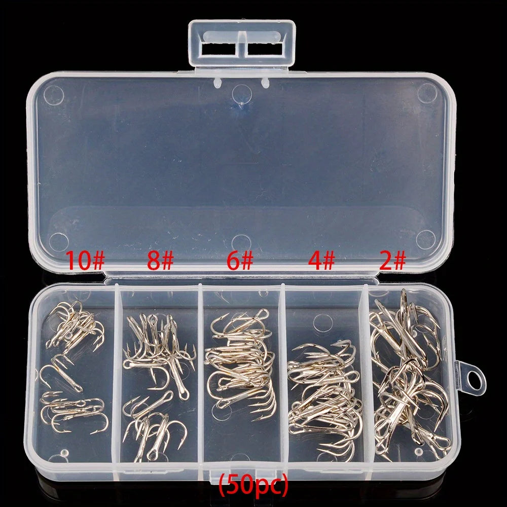 PRO BEROS High Carbon Steel Treble Hooks