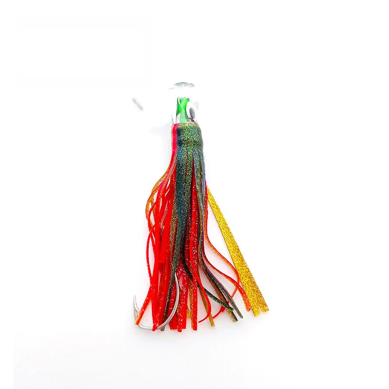 PRO BEROS Squid Hook Wood Shrimp Fishing Bait – 16cm (6.3in)