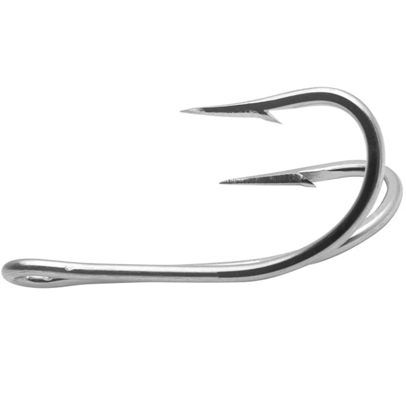 JTUUWRAP Double Fishing Hooks – High Carbon Steel Duple Hooks