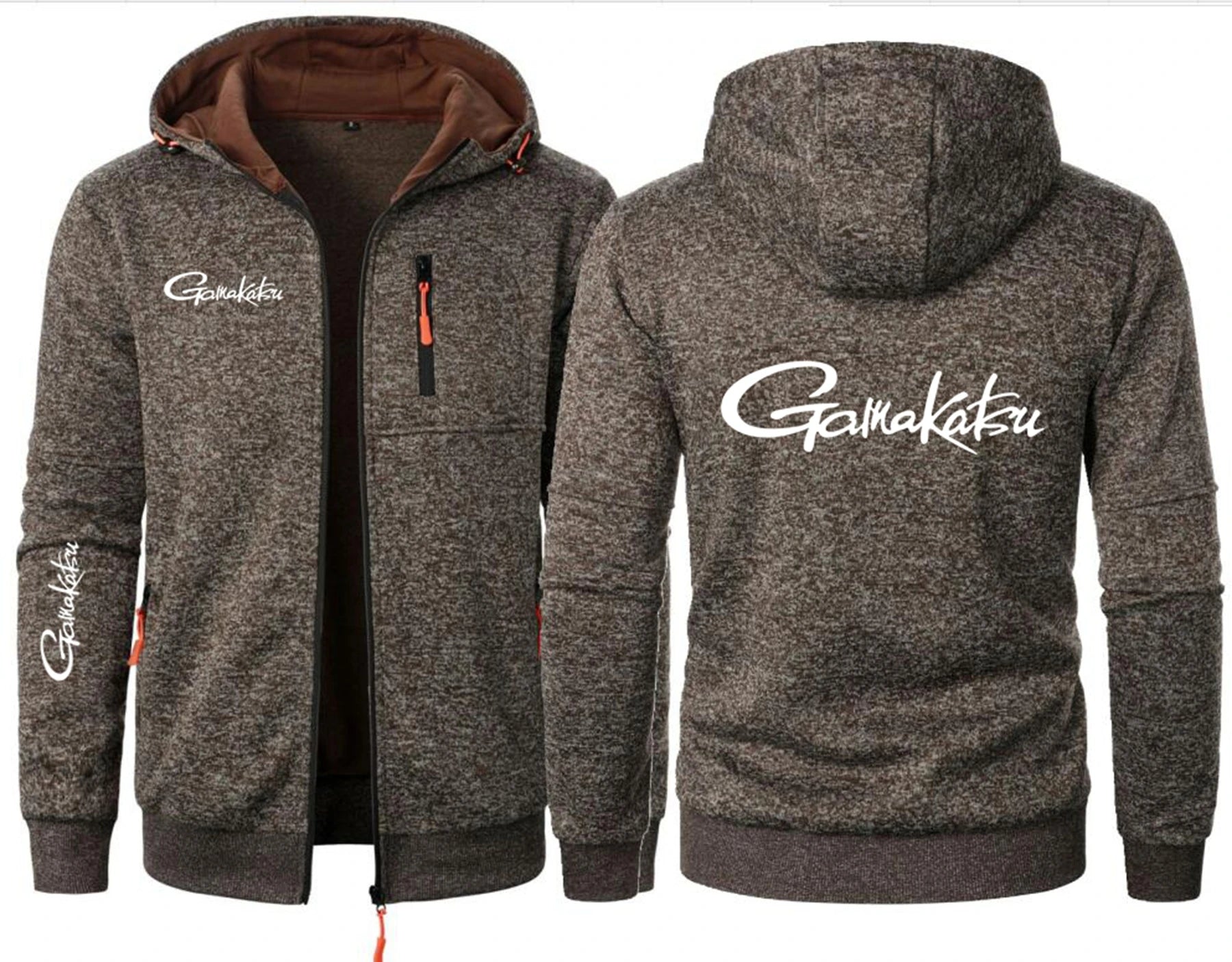 Reel Nauti Men’s Fleece Zip Hoodie – Outdoor Beach & Casual Jacket