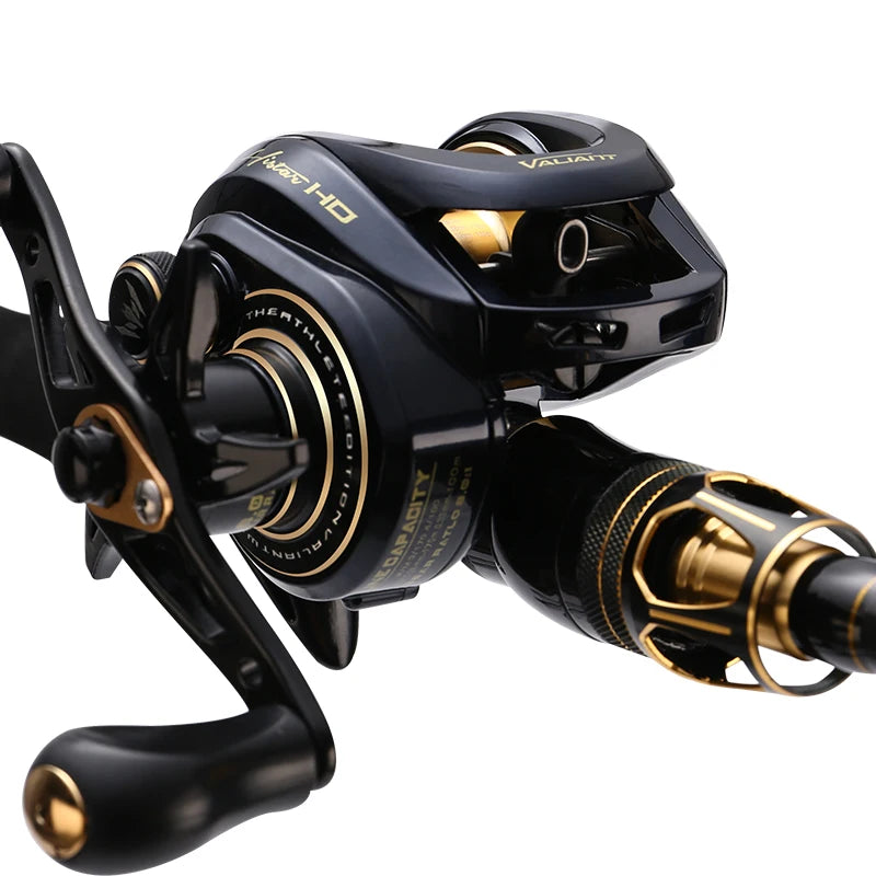 Histar Honor Rod & Reel Combo – Full Carbon Baitcasting Rod with Magnetic Braking Reel