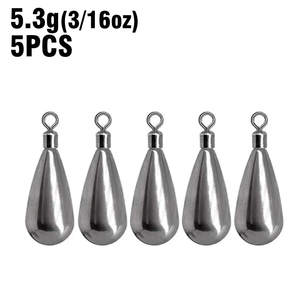Reel Nauti Tungsten Drop Shot Fishing Sinkers – 5PCS Pack
