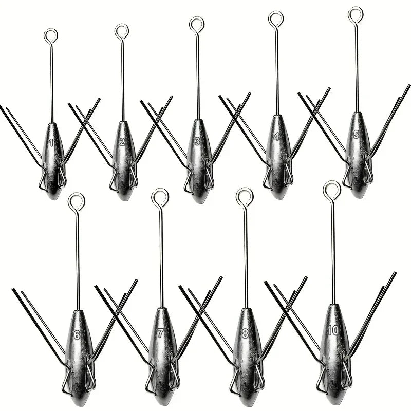 Reel Nauti Sputnik Long Tail Lead Sinker Surf Fishing Weights