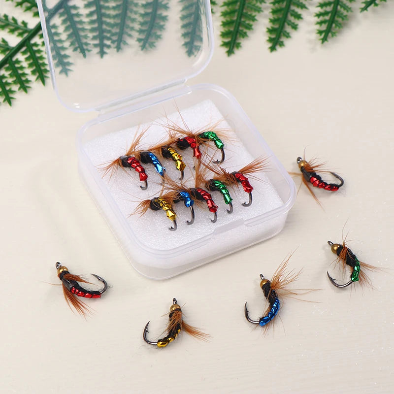 Marbit Hand-Tied Fly Fishing Lures Set – Floating Bait Assortment