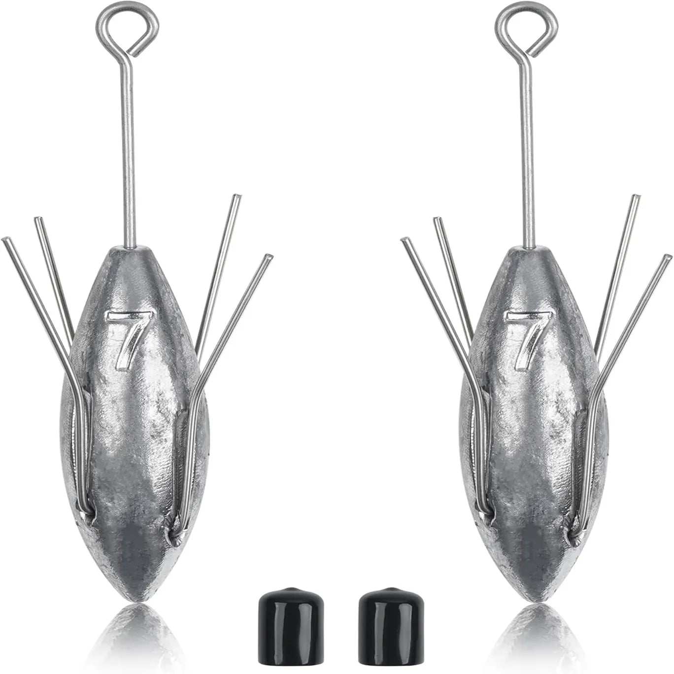 Reel Nauti Sputnik Long Tail Lead Sinker Surf Fishing Weights