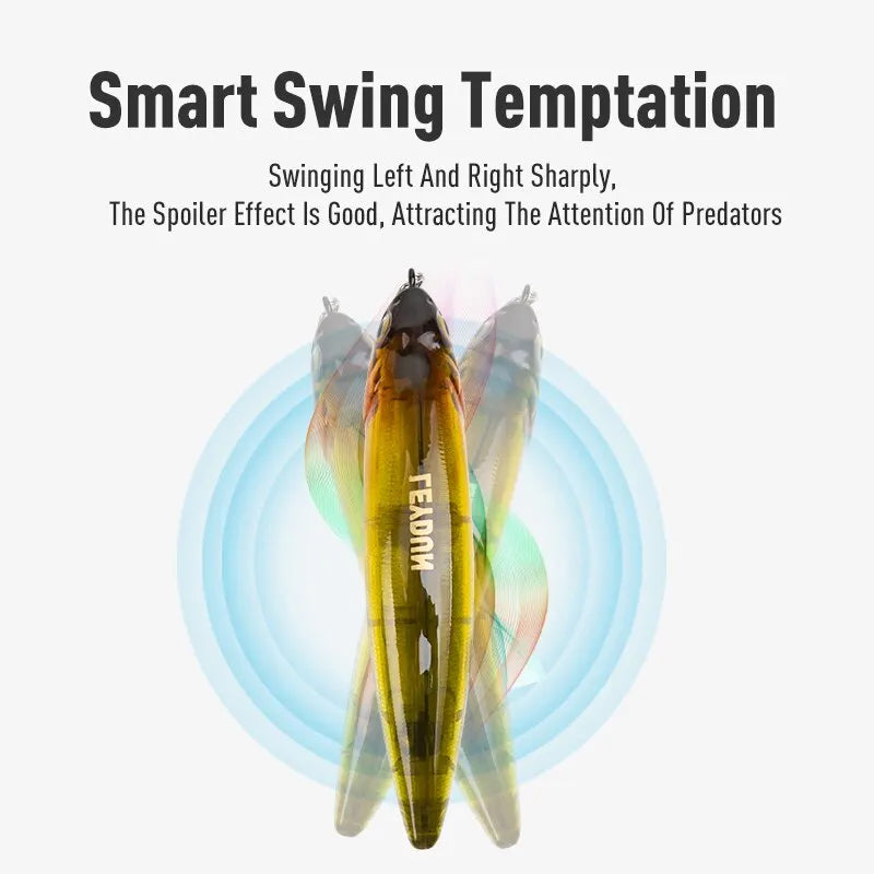 LEYDUN Z-Claw Floating Pencil Topwater Lure – 2PCS Set