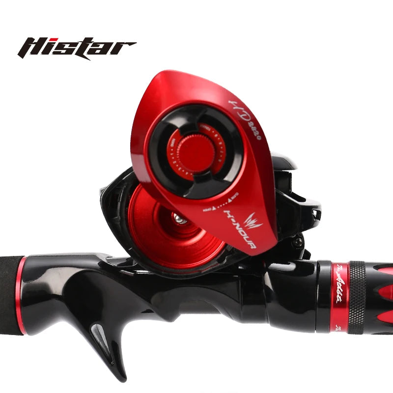 Histar Honor Rod & Reel Combo – Full Carbon Baitcasting Rod with Magnetic Braking Reel