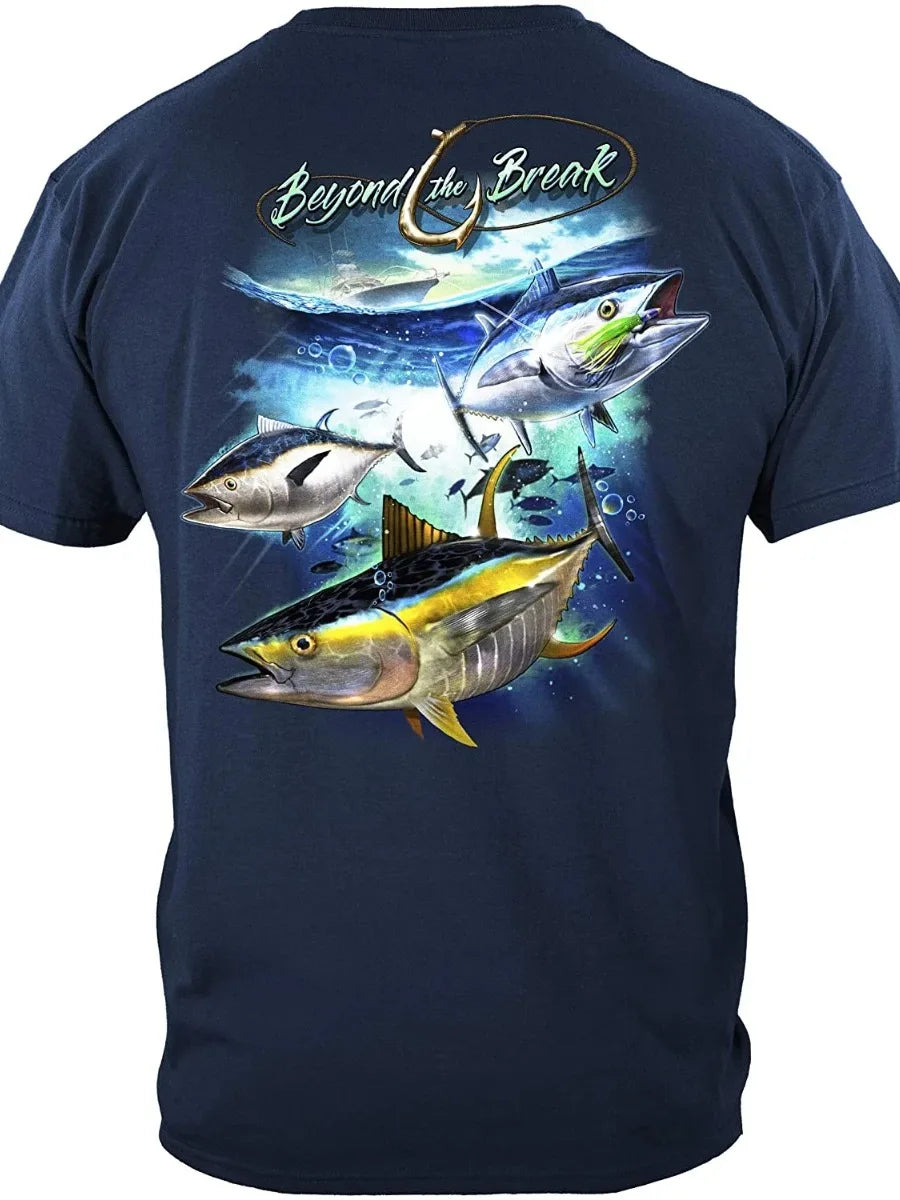 JKCK Men’s Casual Print T-Shirt – Breathable Cotton