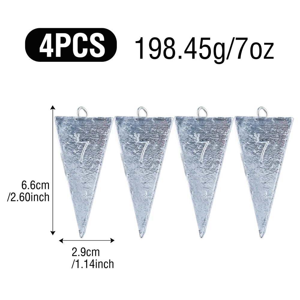 Akakuma Lead Fishing Sinkers – Reliable Casting &amp; Bottom Fishing Weights 1oz, 2oz, 3oz, 4oz, 5oz, 7oz