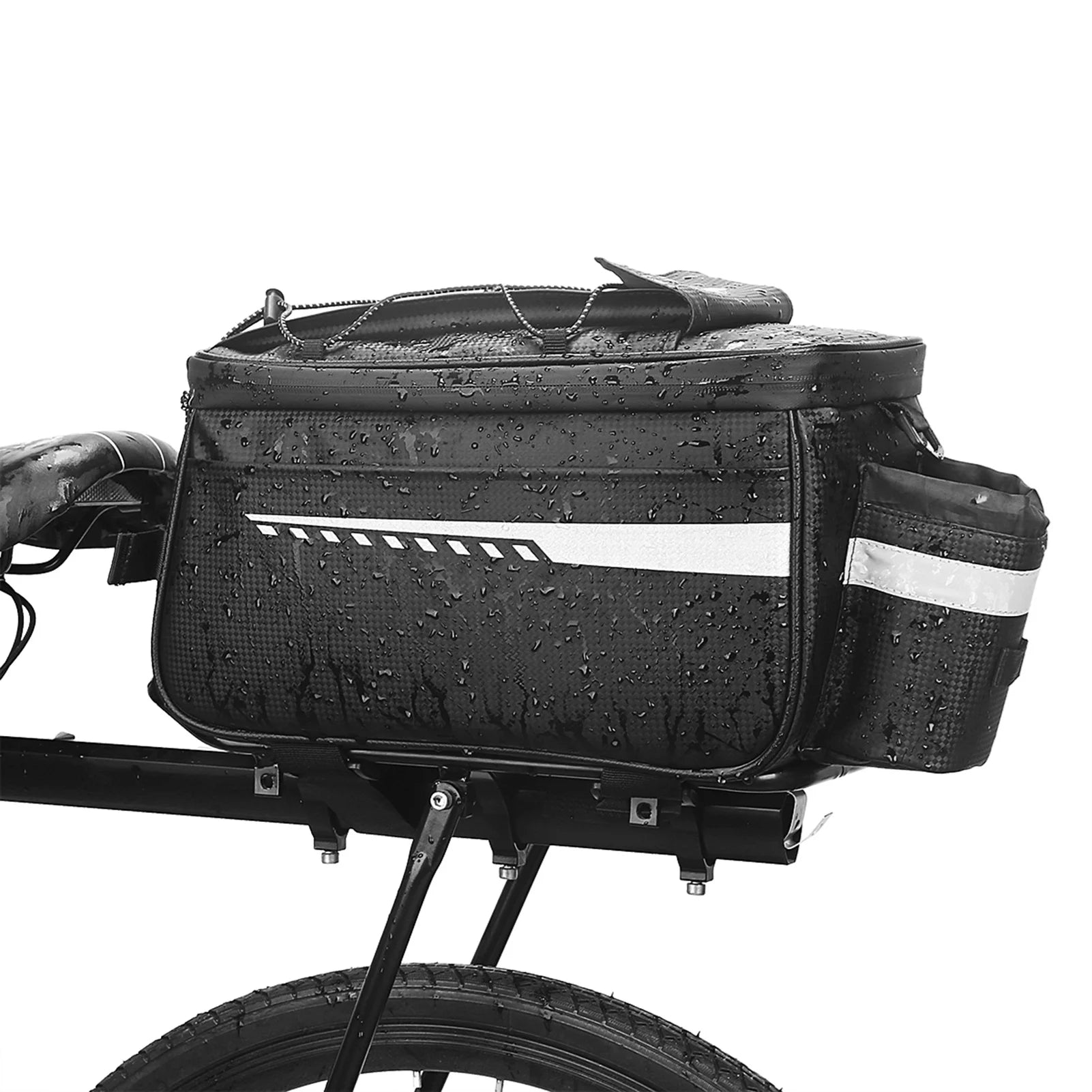 Waterproof Bike Trunk Cooler Bag – Rear Rack Storage Pannier for MTB