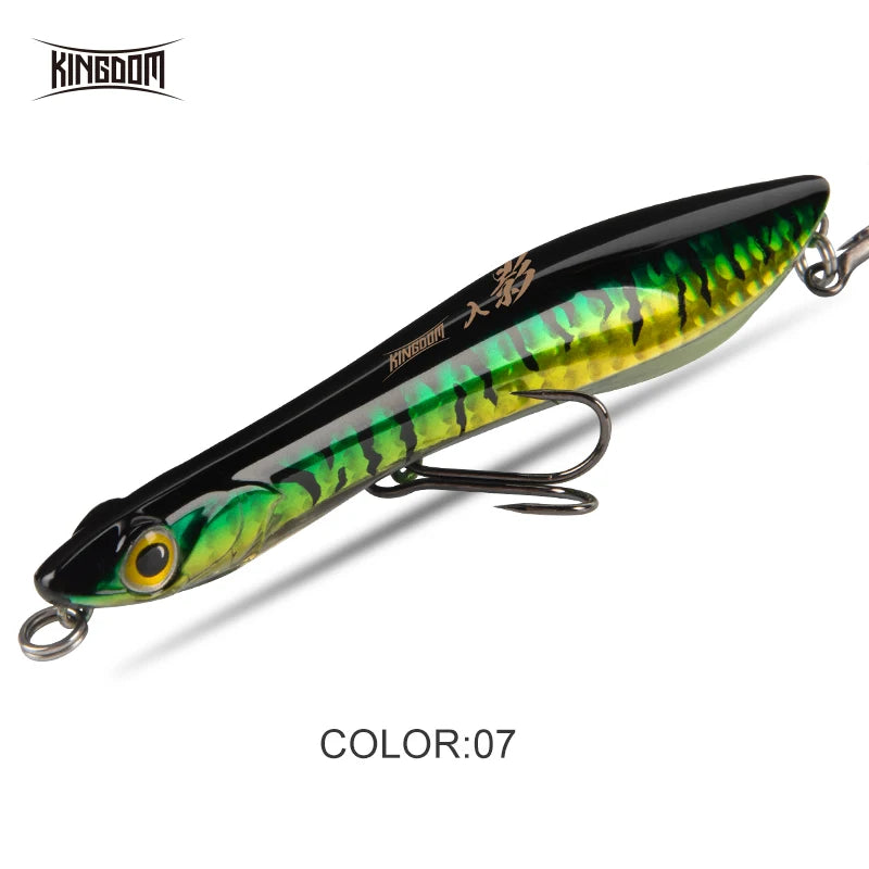 Kingdom Topwater Popper &amp; Pencil Lure – Model 0508