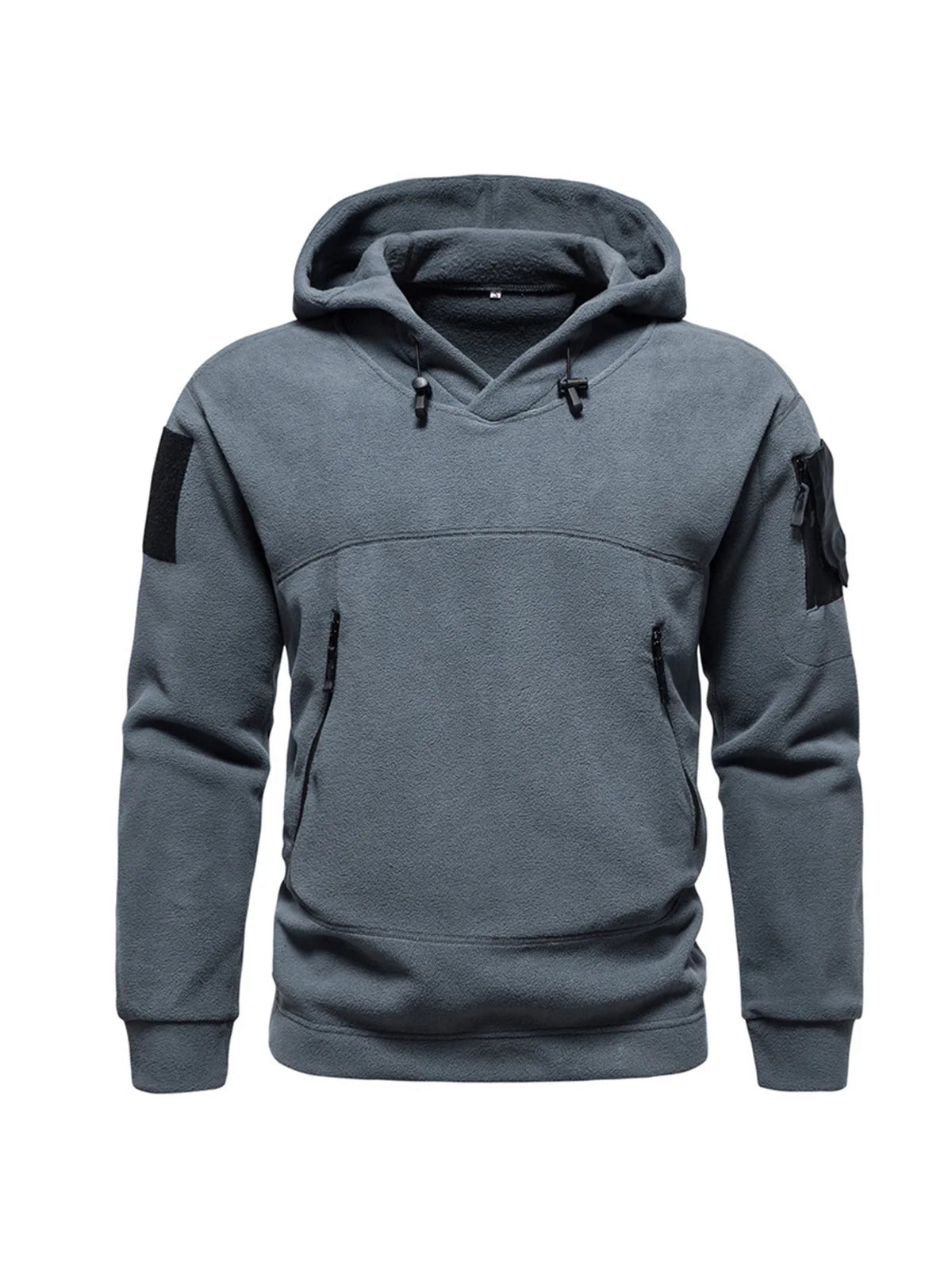 Ayrbao Men’s Thick Hooded Fleece Hoodie – Casual Autumn &amp; Winter Pullover