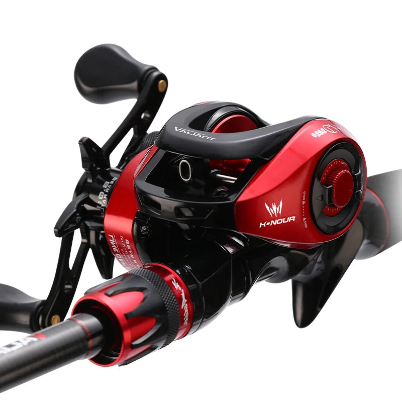 Histar Honor Rod & Reel Combo – Full Carbon Baitcasting Rod with Magnetic Braking Reel