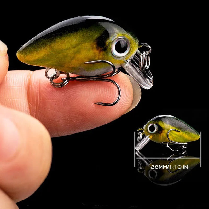 ANFS Mini Crankbait Fishing Lure 5 Piece With Case