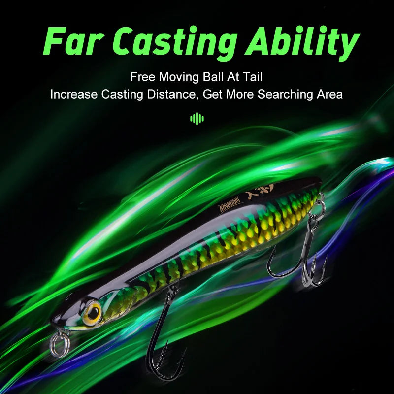 Kingdom Topwater Popper &amp; Pencil Lure – Model 0508