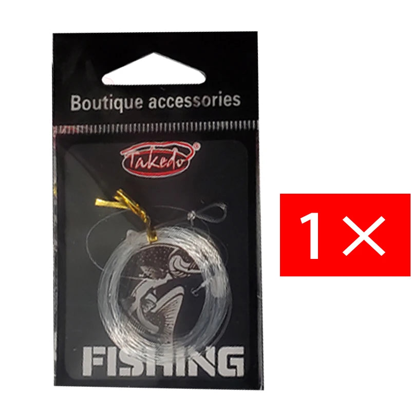 TAKEDO Tapered Fishing Leader Line – Double Taper Nylon Leader (9FT)