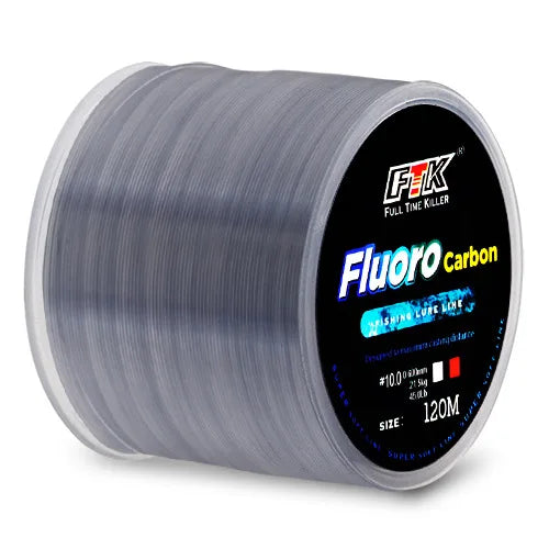 120M Fluorocarbon Coating Fishing Line 0.20mm-0.60mm 7.15LB-45LB Carbon Fiber Leader