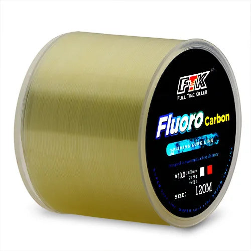 120M Fluorocarbon Coating Fishing Line 0.20mm-0.60mm 7.15LB-45LB Carbon Fiber Leader