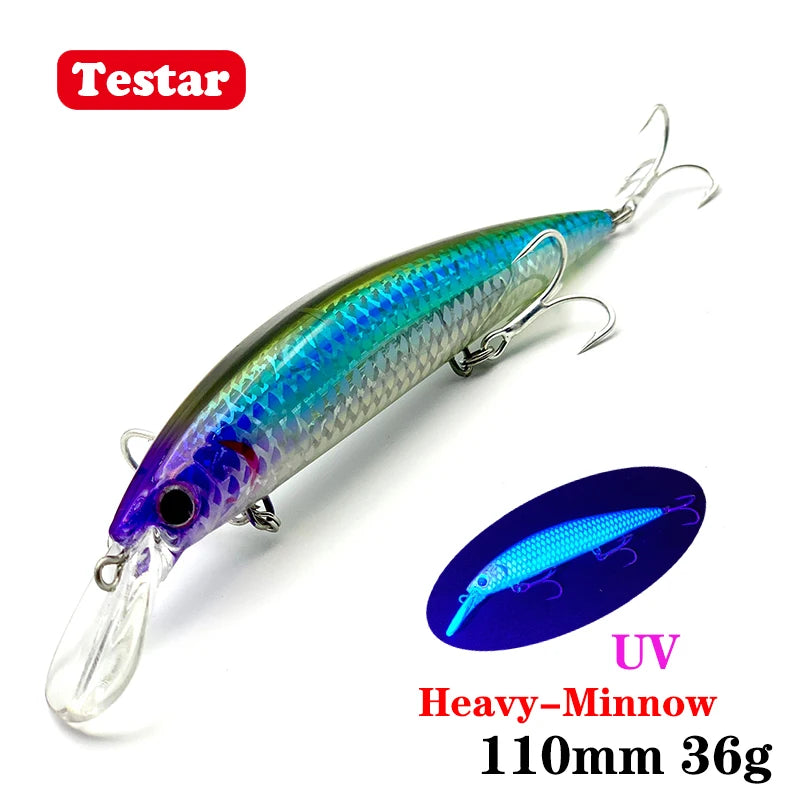 TeStar 110mm Sinking Minnow Fishing Lure – Model 9778