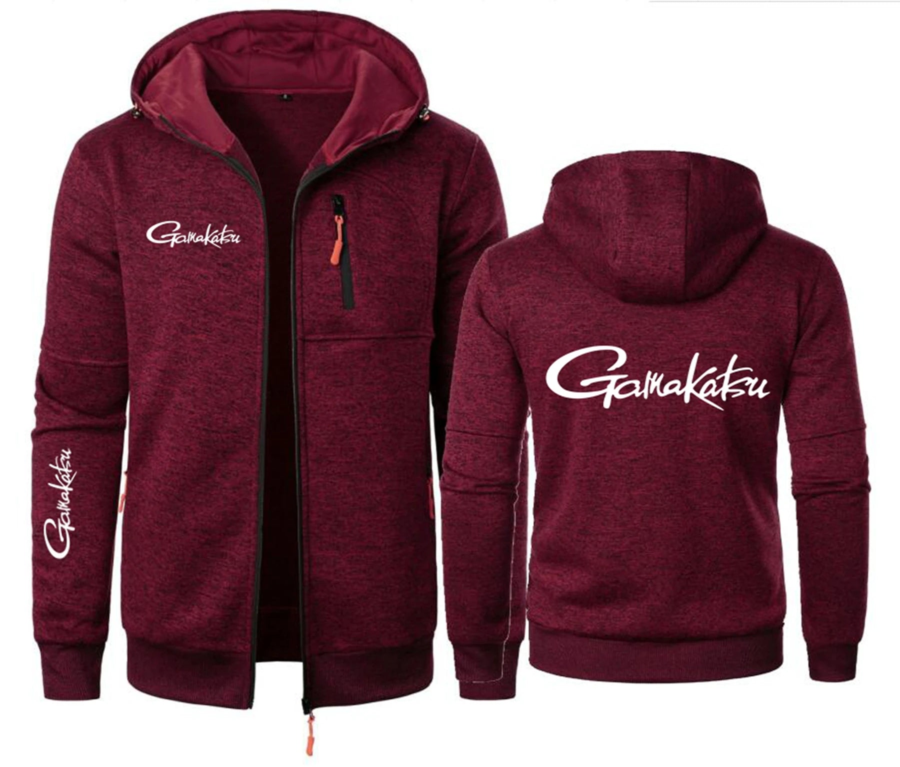 Reel Nauti Men’s Fleece Zip Hoodie – Outdoor Beach & Casual Jacket