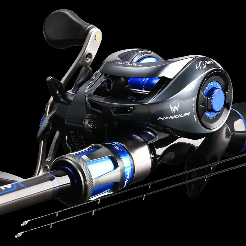 Histar Honor Rod & Reel Combo – Full Carbon Baitcasting Rod with Magnetic Braking Reel