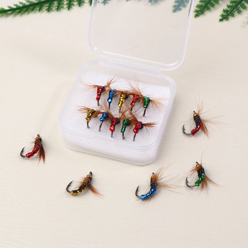 Marbit Hand-Tied Fly Fishing Lures Set – Floating Bait Assortment