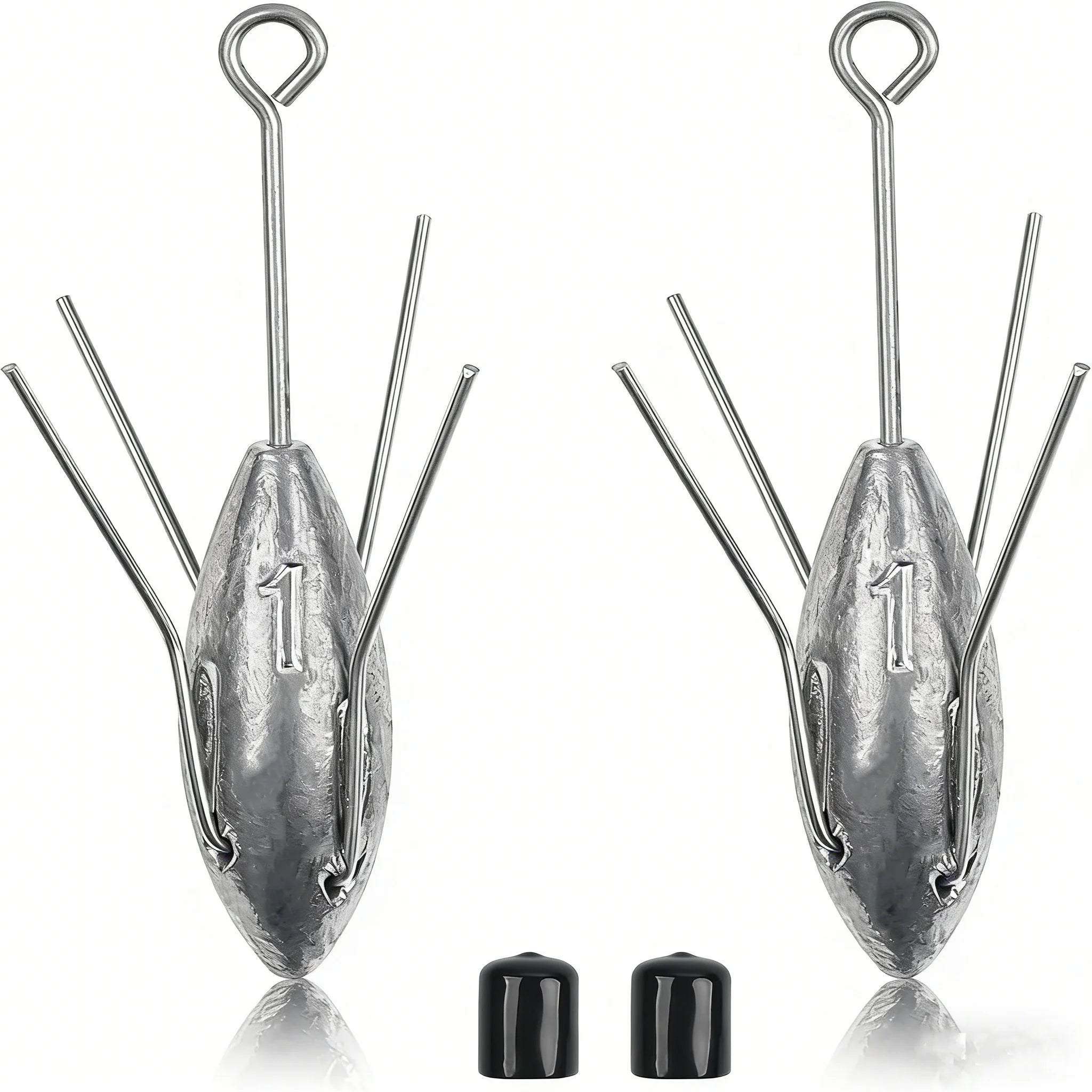 Reel Nauti Sputnik Long Tail Lead Sinker Surf Fishing Weights