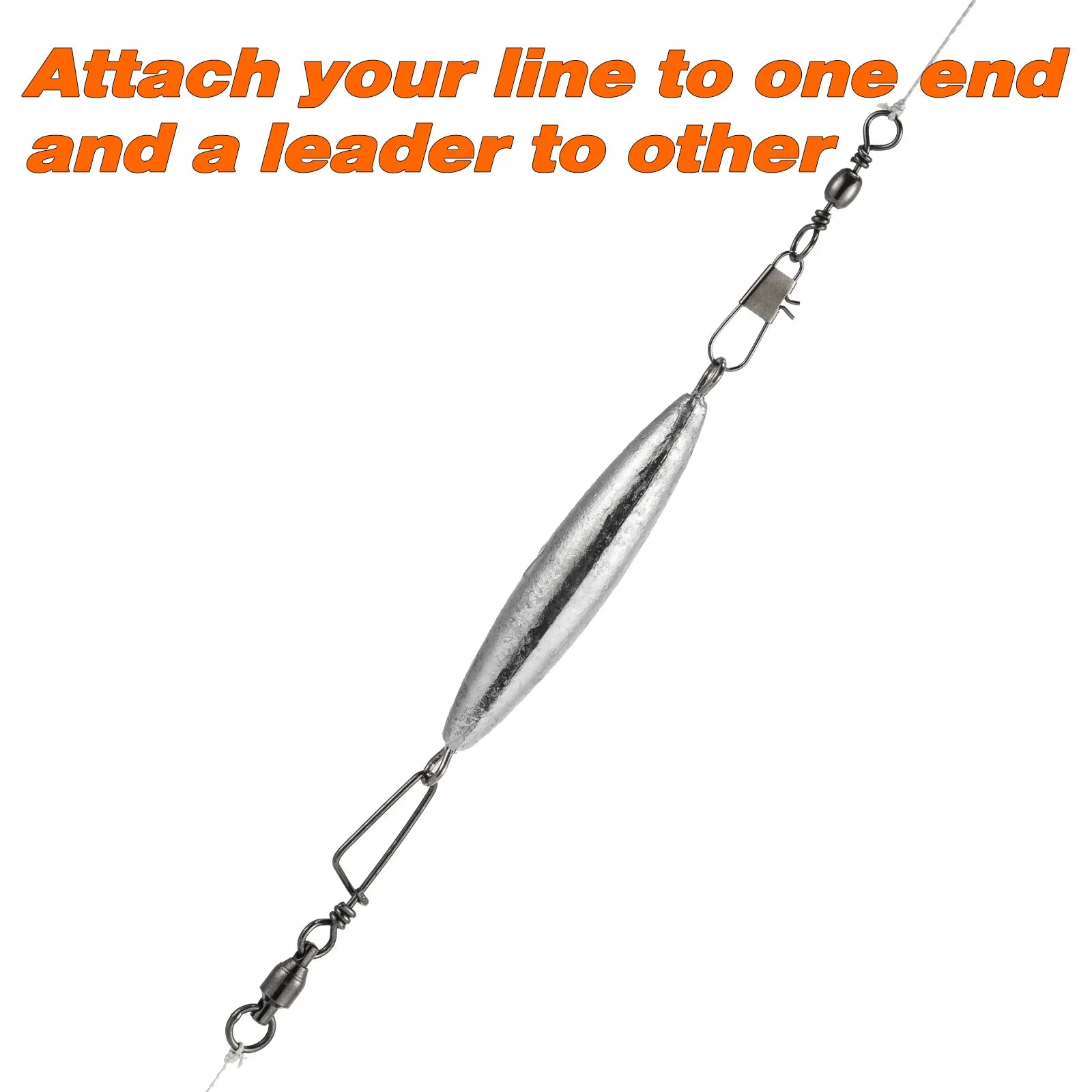 Reel Nauti Trolling Lead Sinkers – Streamlined Deep Water Fishing Weights (5PCS) 1oz-80z