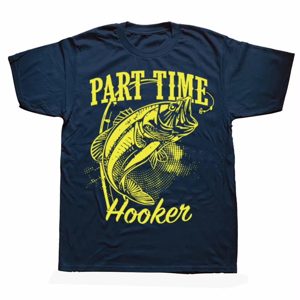 Reel Nauti Men's Casual Party Time Hooker Cotton Knit T-Shirt