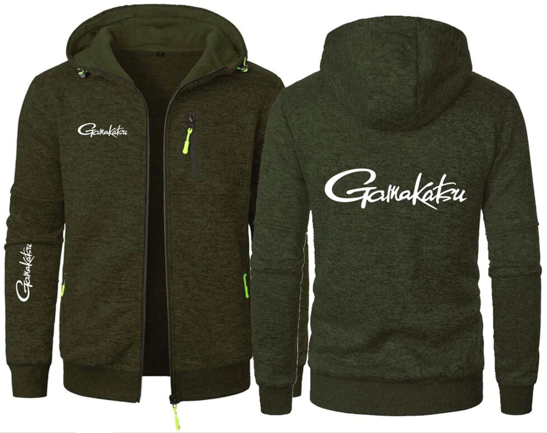 Reel Nauti Men’s Fleece Zip Hoodie – Outdoor Beach & Casual Jacket