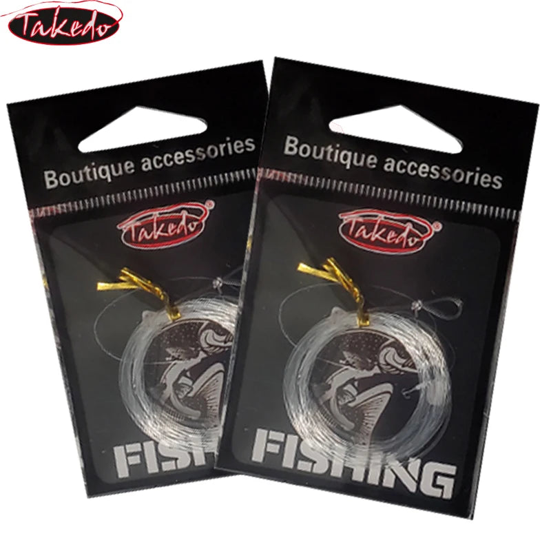 TAKEDO Tapered Fishing Leader Line – Double Taper Nylon Leader (9FT)