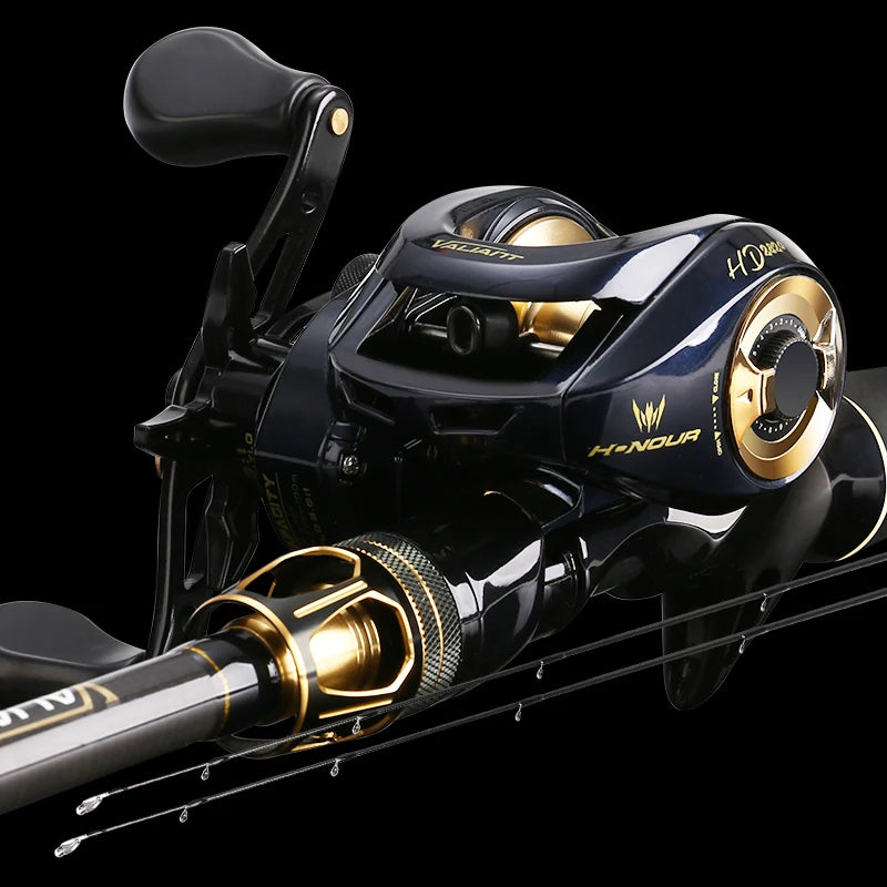 Histar Honor Rod & Reel Combo – Full Carbon Baitcasting Rod with Magnetic Braking Reel