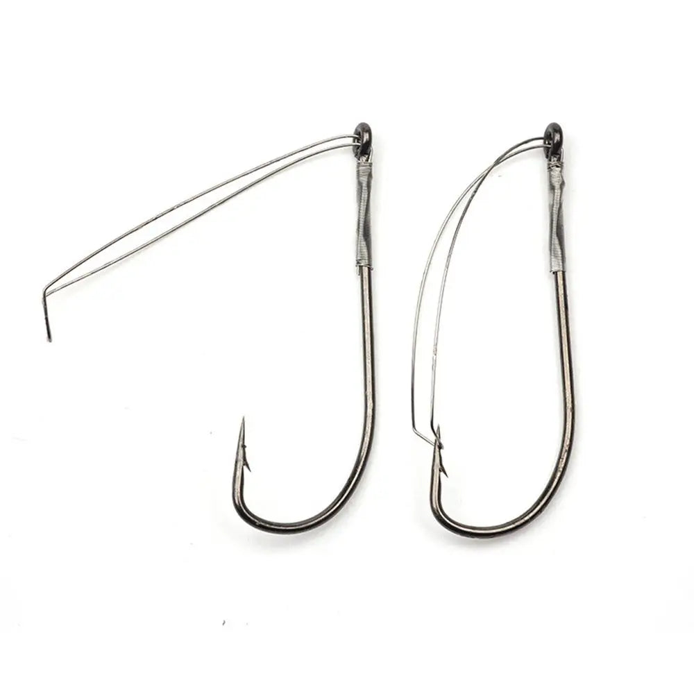 Reel Nauti High Carbon Overturned Weedless Fishing Hooks – 10 Pack