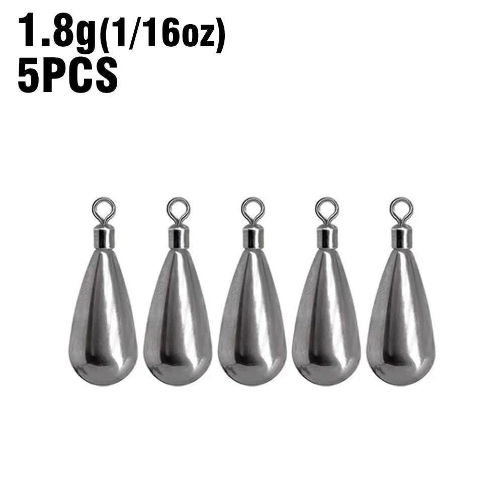 Reel Nauti Tungsten Drop Shot Fishing Sinkers – 5PCS Pack