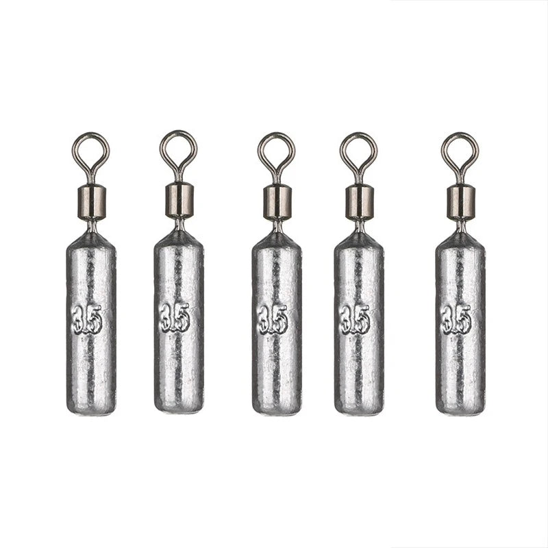 5-Pack Water Drop Fishing Sinkers (3.5g–20g) Lead Weights for Carp & Soft Lures