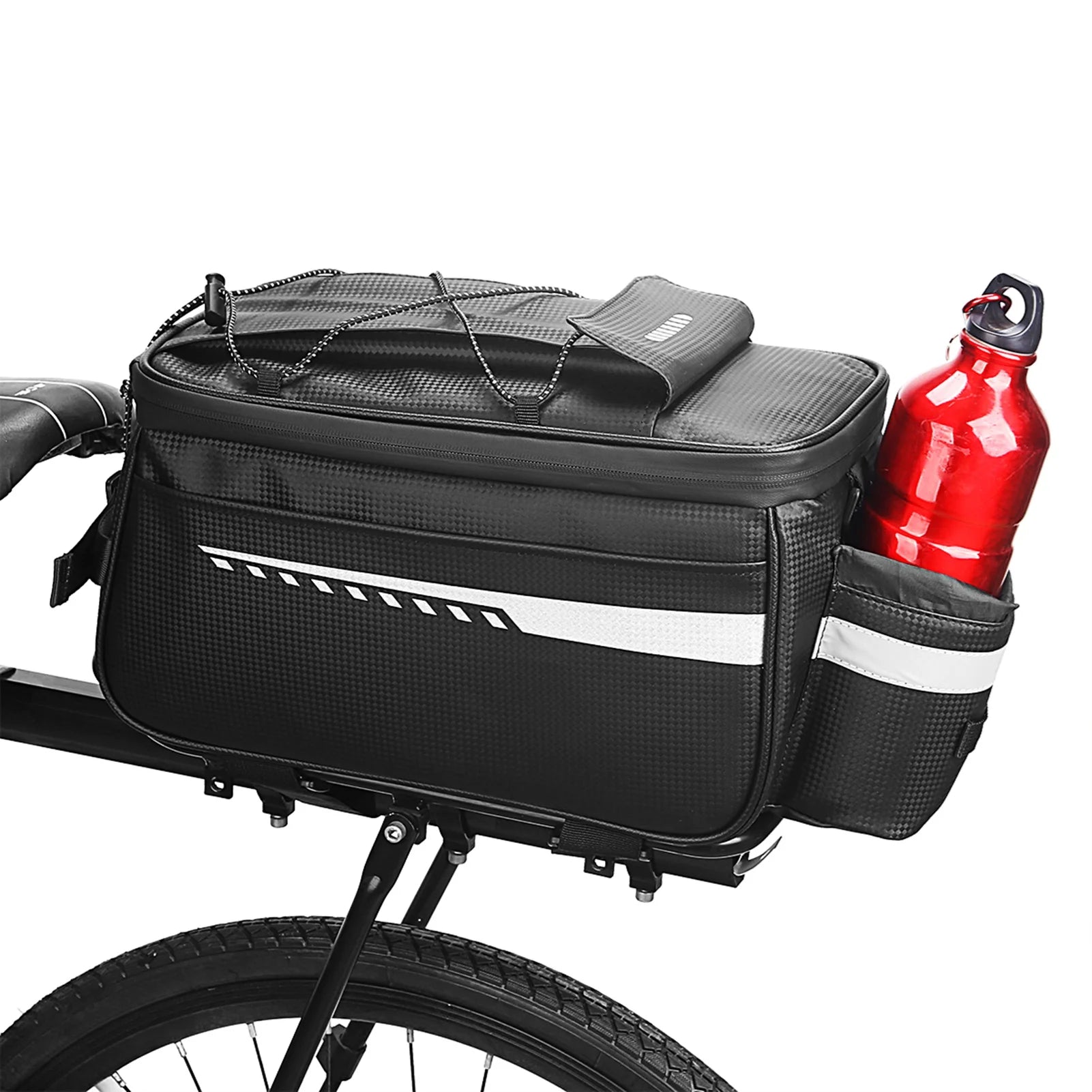 Waterproof Bike Trunk Cooler Bag – Rear Rack Storage Pannier for MTB
