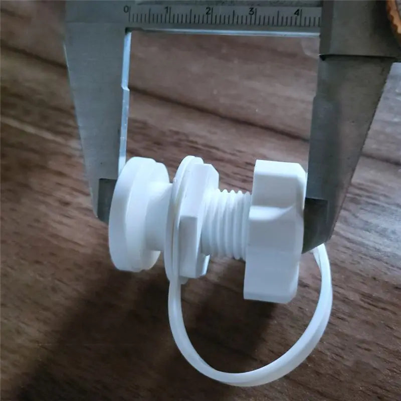 Reel Nauti Replacement Cooler Drain Plug Kit Assembly For Most Coolers Featuring Drain Plugs